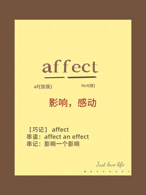 affect名词
