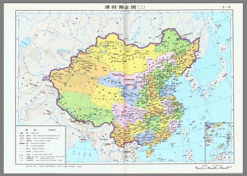 中国清朝地图的相关图片